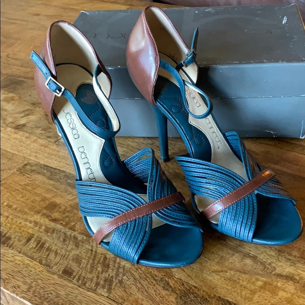 Jessica Bennett Leather Luca Heels